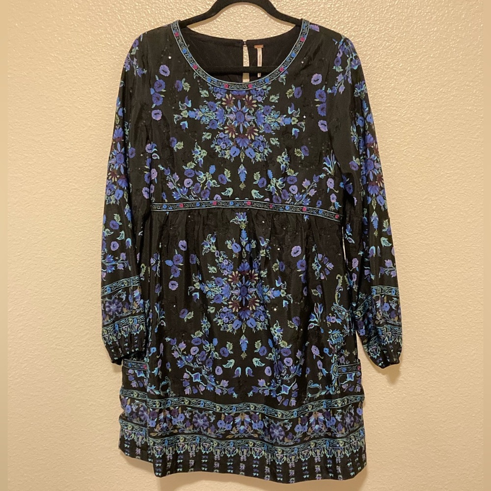 FREE PEOPLE - 0014 -Tunic Long Sleeved Dress - Boho - Cocktail Dress - Classy